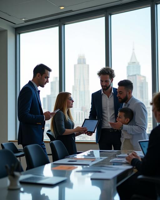 Professional, diverse team of Horizon Soar developers collaborating in their Melbourne office