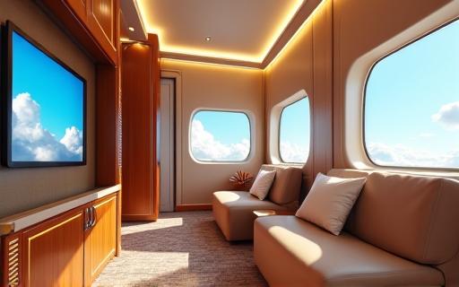 Immersive 360-degree virtual tour of a luxury hotel suite